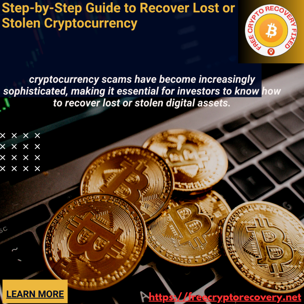 Lost or Stolen Cryptocurrency