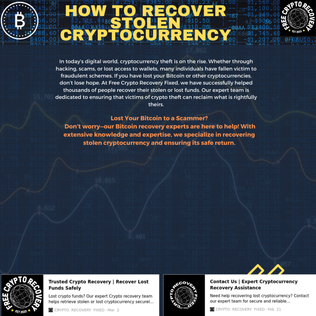 How to recover stolen cryptocurrency