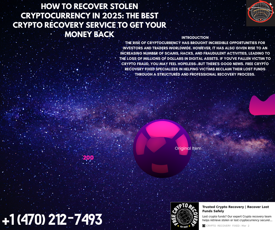 Recover Stolen Cryptocurrency in 2025 | Crypto Recovery Service
