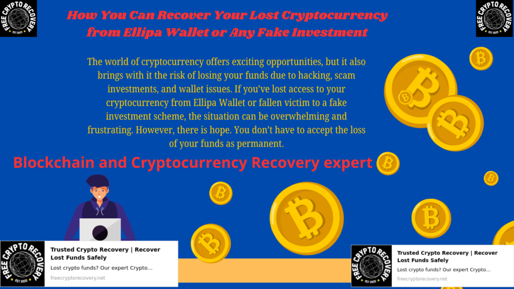 Recover Lost Cryptocurrency from Ellipa Wallet